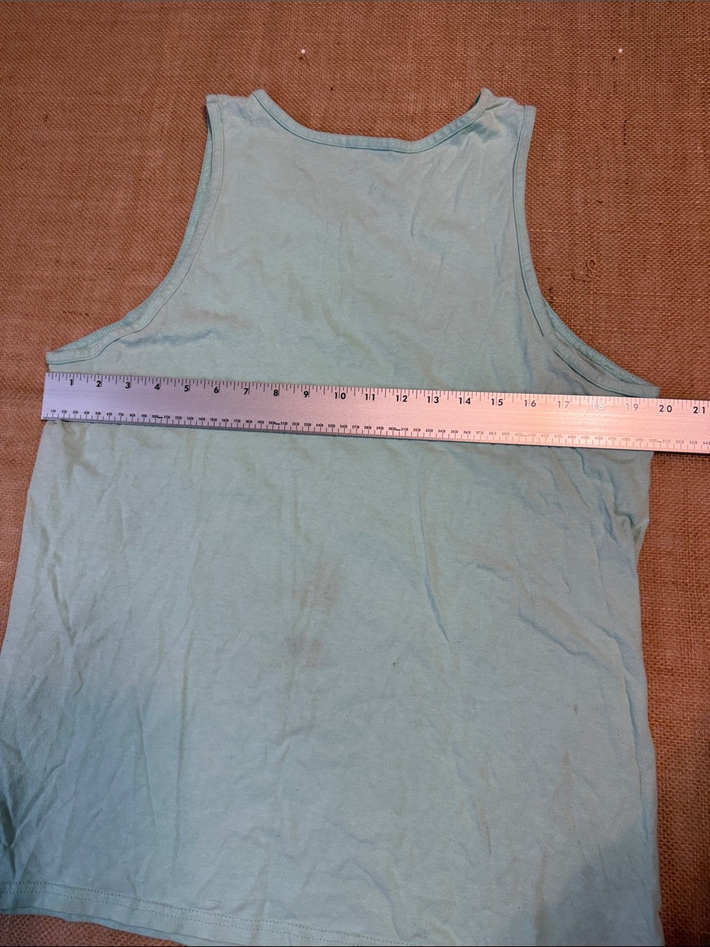 Women’s Light Blue Graphic Tank Top - 'I'm a Better Person' - Picture 6 of 6